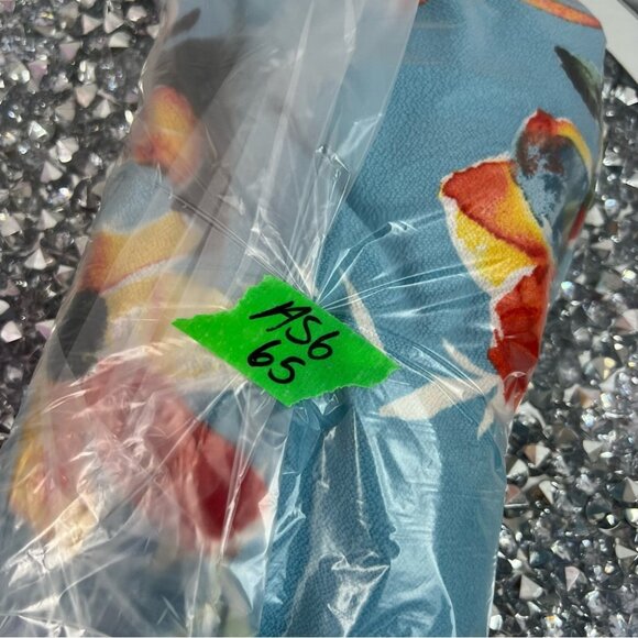 Zac & Rachel top ruffle detail flowers smock details  Blue Floral Blouse flowy - Picture 12 of 12